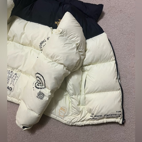 Brain Dead x The North Face Retro Nuptse Jacket - Tender Yellow  Size L - Picture 10 of 11